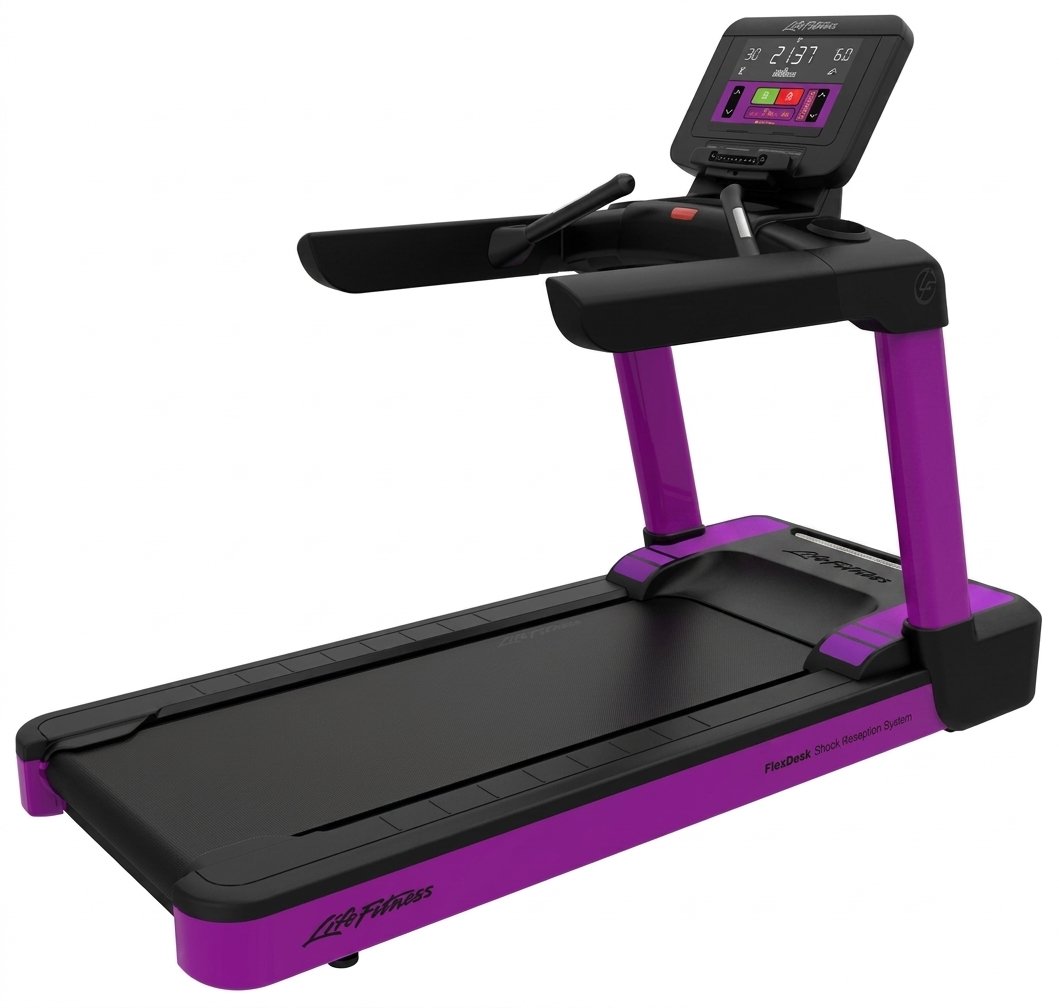 Life Fitness Integrity Series Treadmill INTSC Console Display Purple